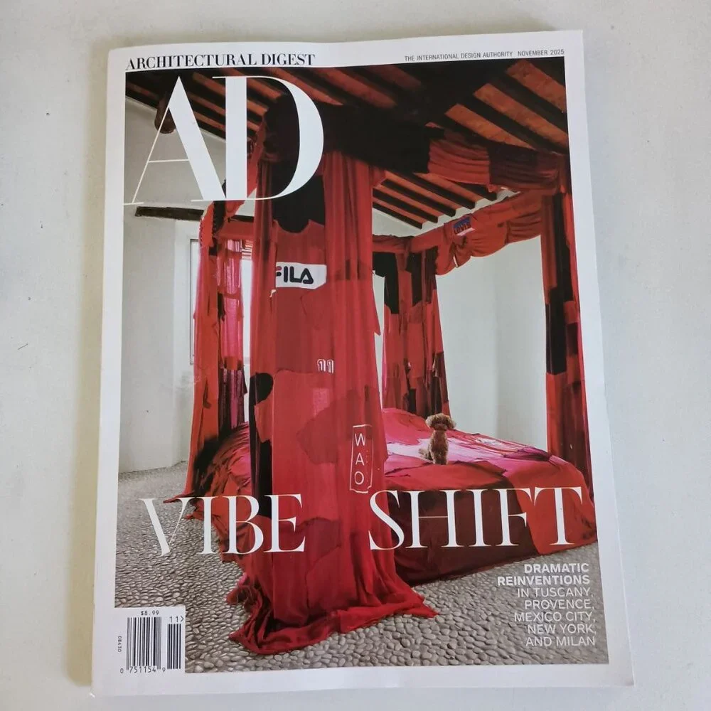 Architectural Digest magazine 5 pack Feb 24 to Dec 25